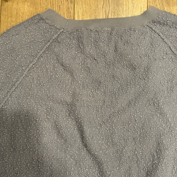 Free People “Found My Friend” Purple Gray Crew Neck Cropped Pullover - Picture 16 of 16